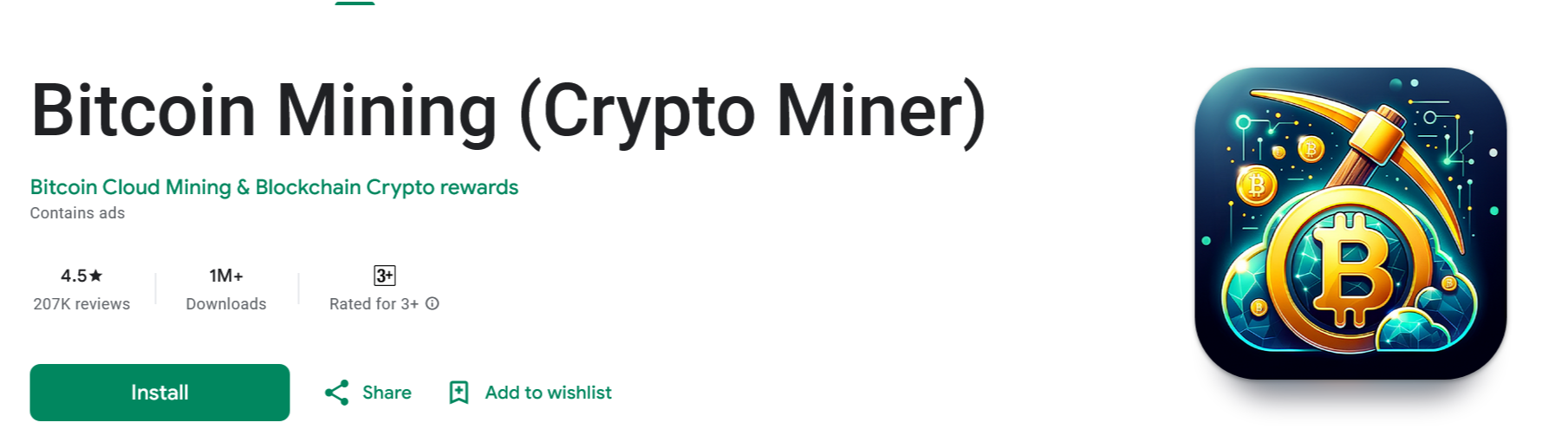 Bitcoin Mining (Crypto Miner)