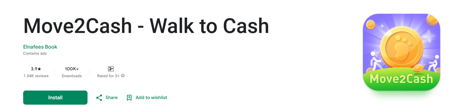 Move2Cash - Walk to Cash legit or scam
